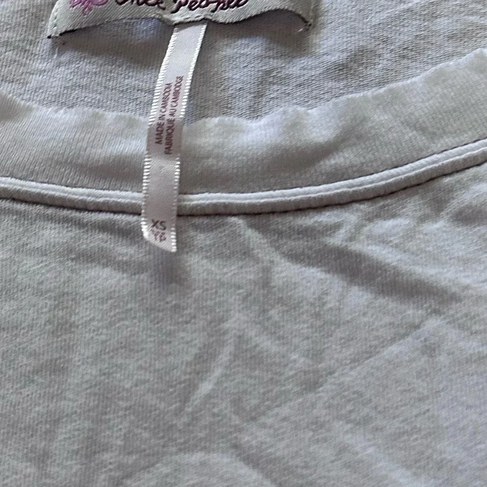 Free People Cream 3/4 sleeve Women's Knit Top XS/S